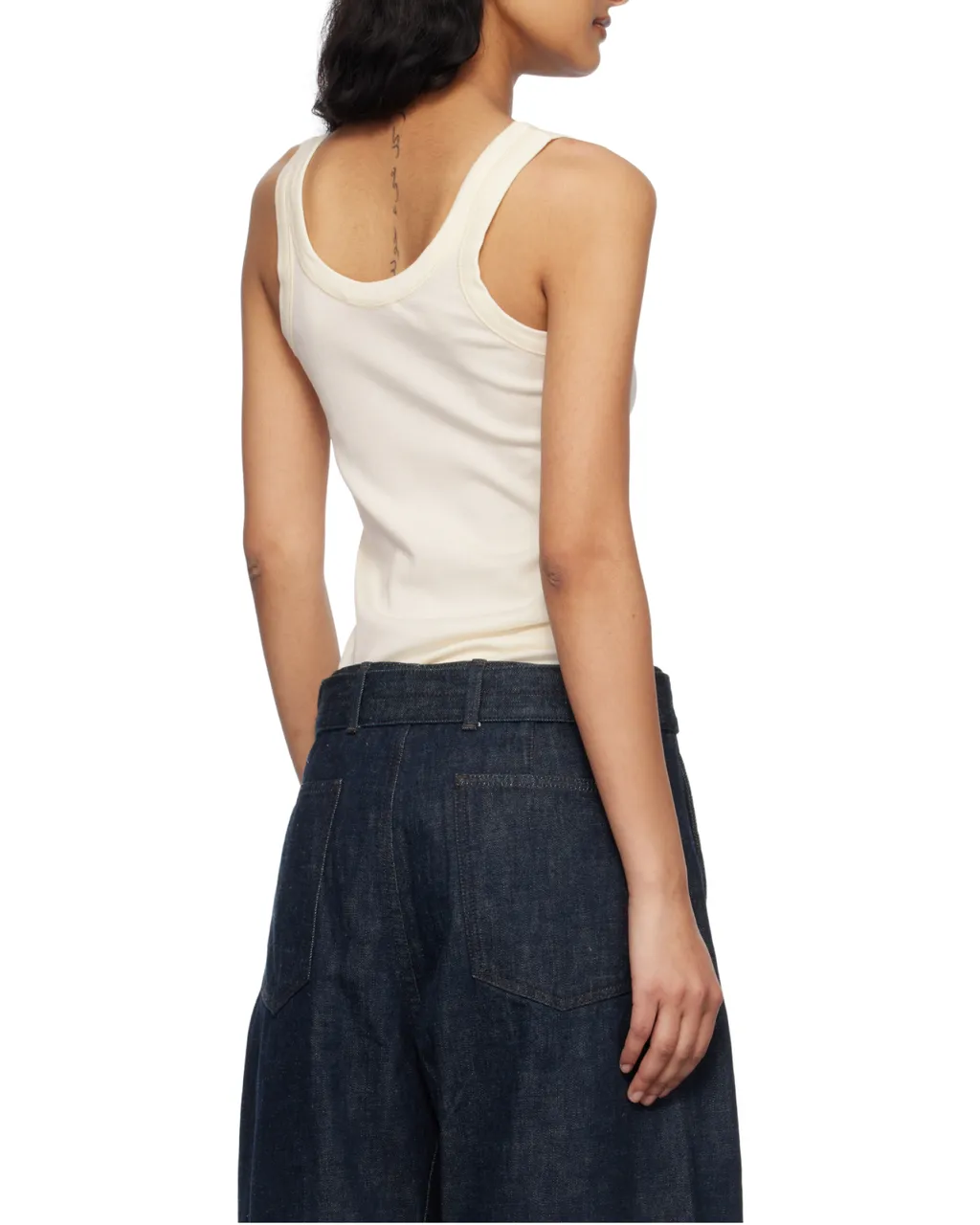 Ribbed Sleeveless Tank Top