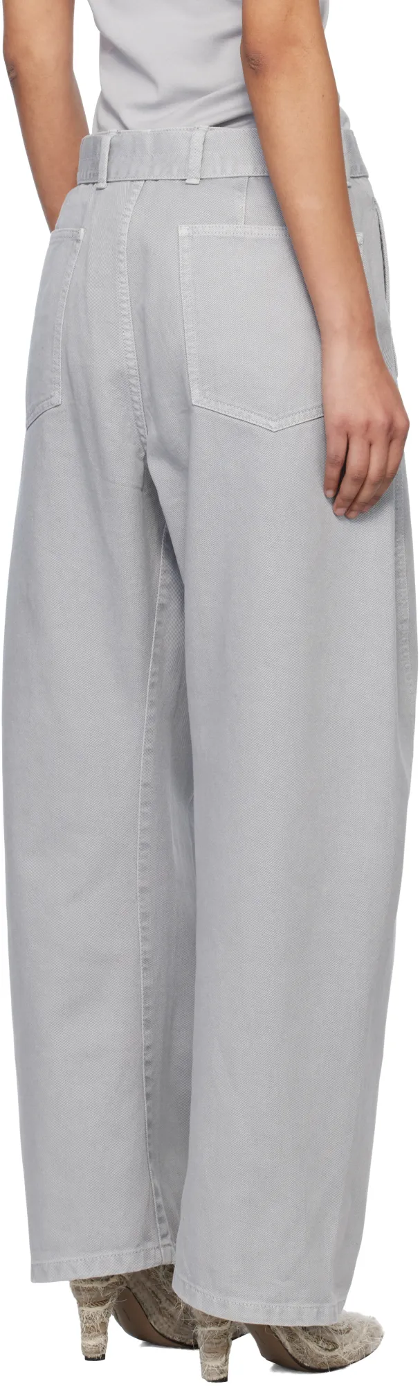 Twisted Belted Jeans