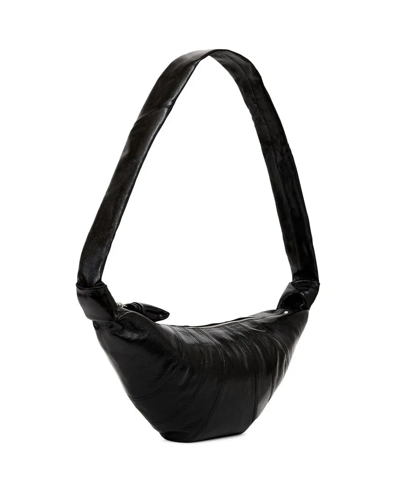 Croissant Zip-Up Medium Crossbody Bag