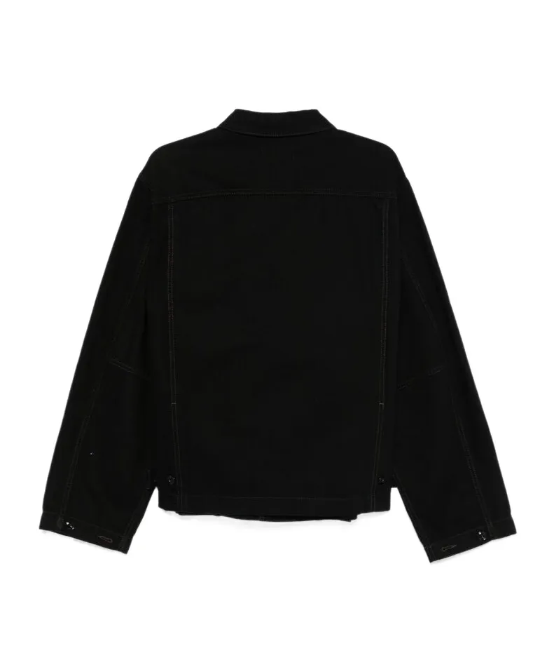Long Sleeved Buttoned Denim Jacket
