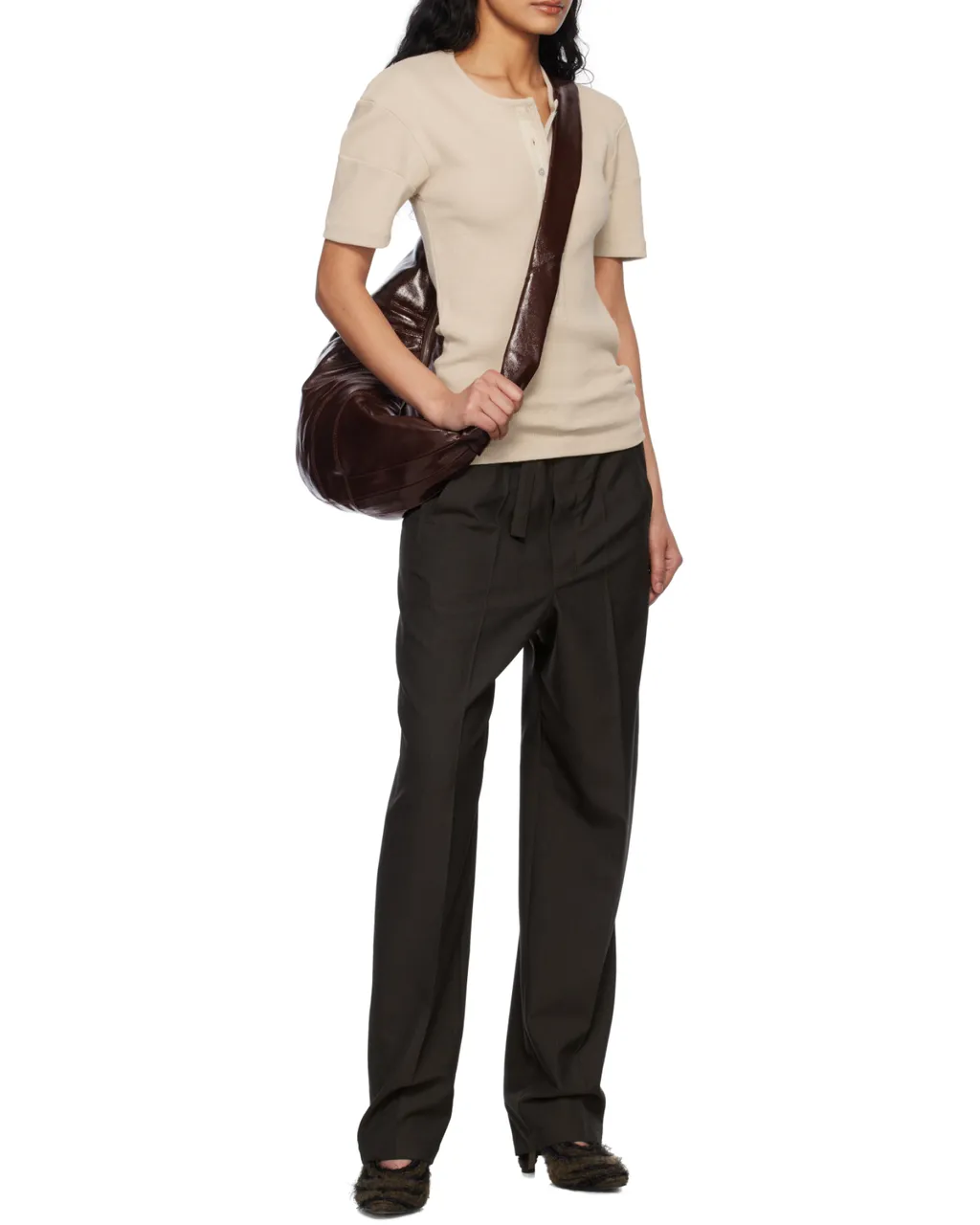 Large Croissant Shoulder Bag