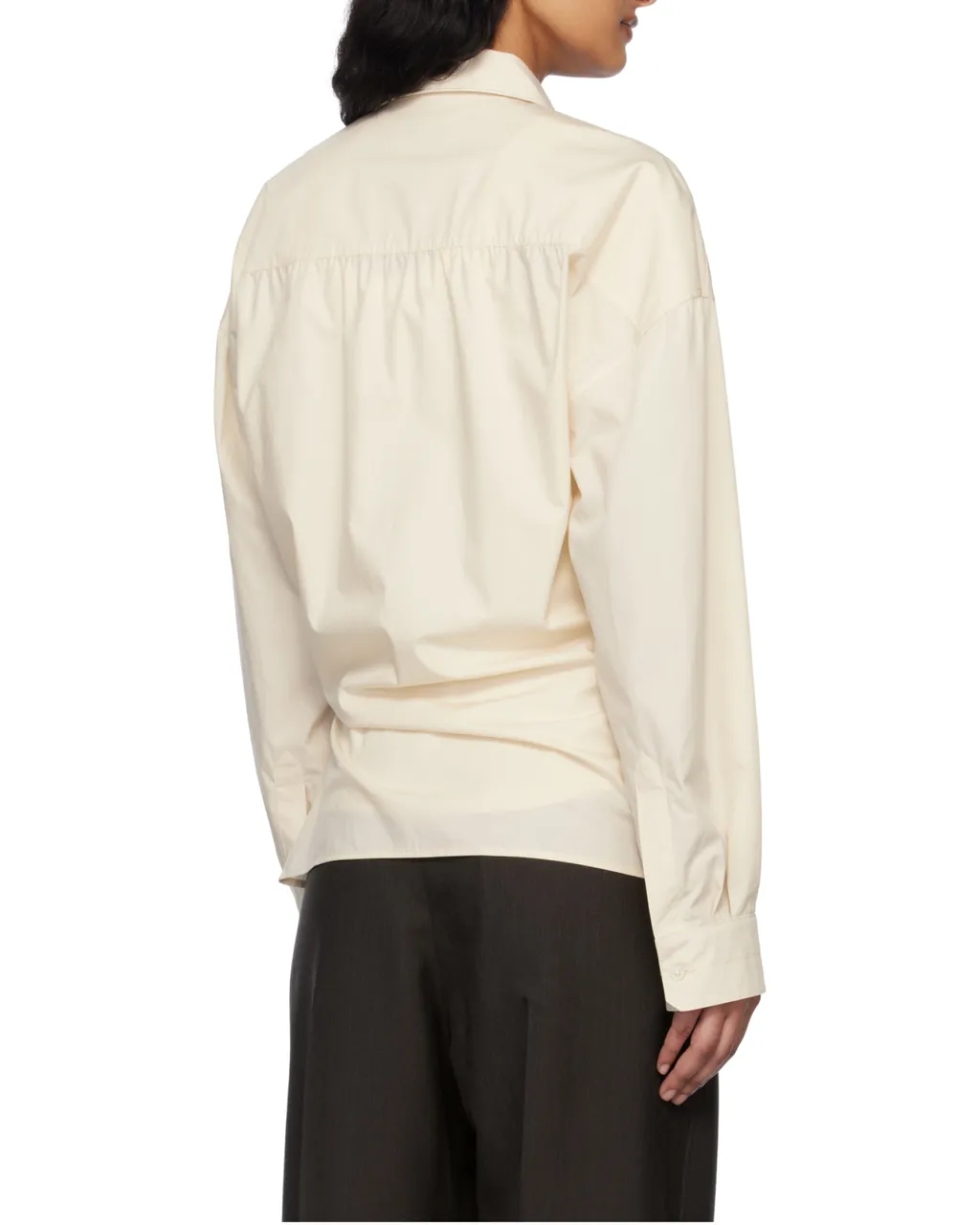 Twisted Detail Buttoned Shirt
