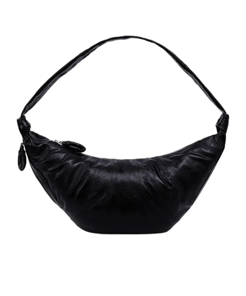 Croissant Curve-Edge Shoulder Bag