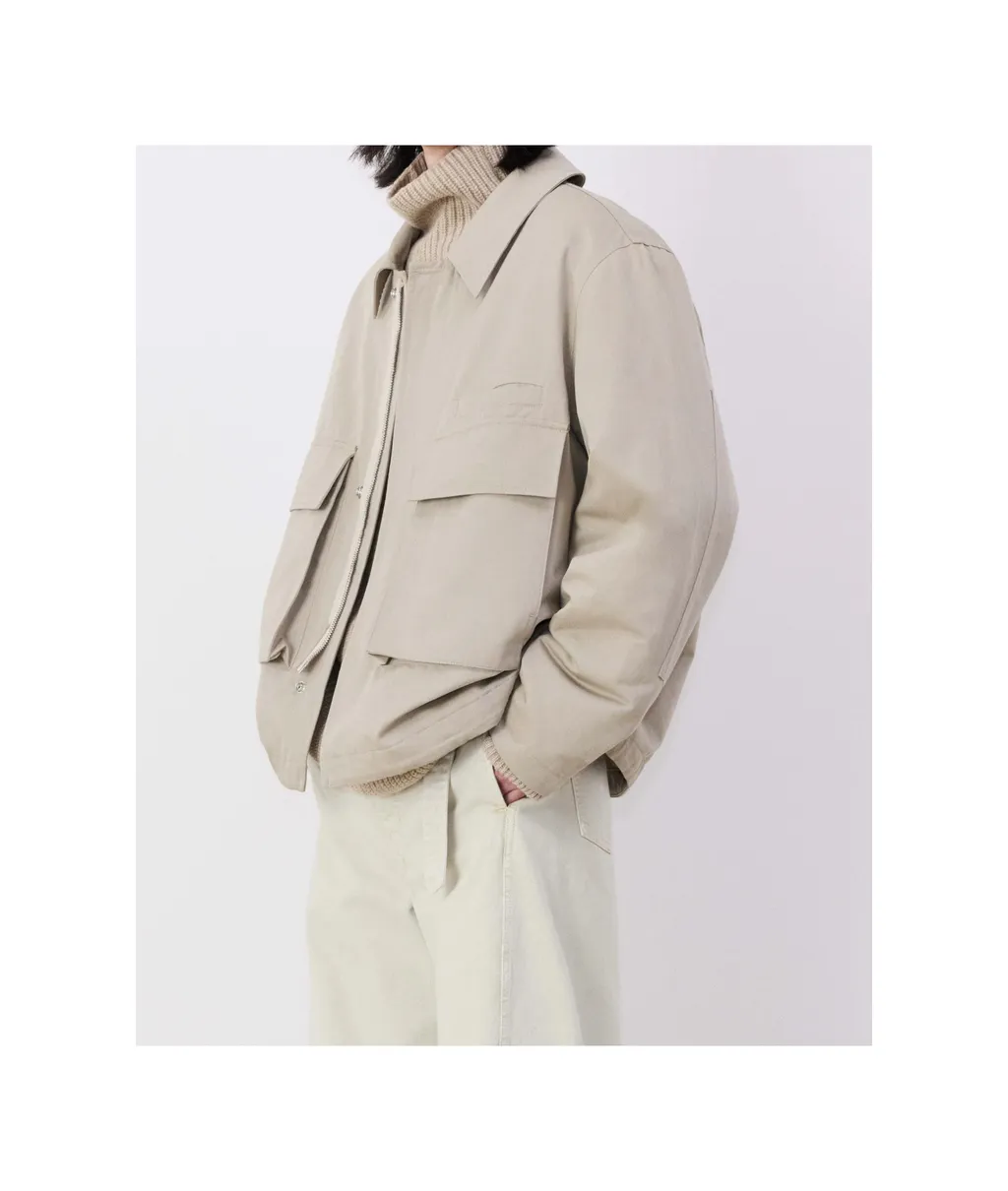 3D Pockets Quilted Jacket