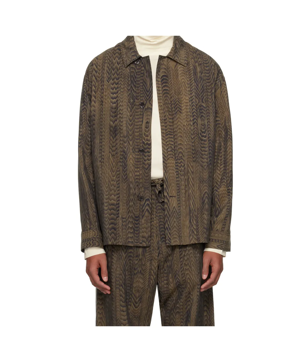 Printed Pajama Shirt