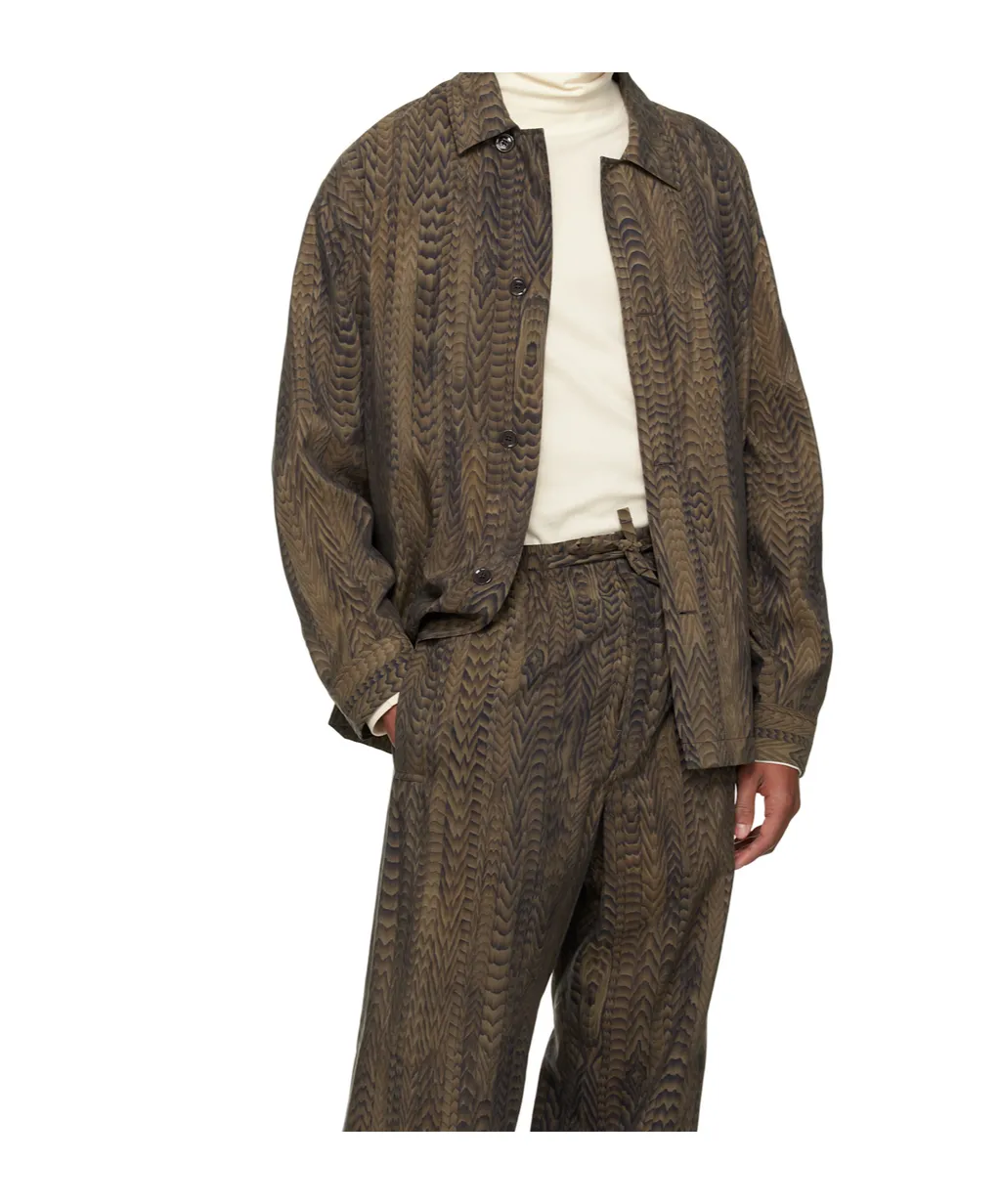 Printed Pajama Shirt