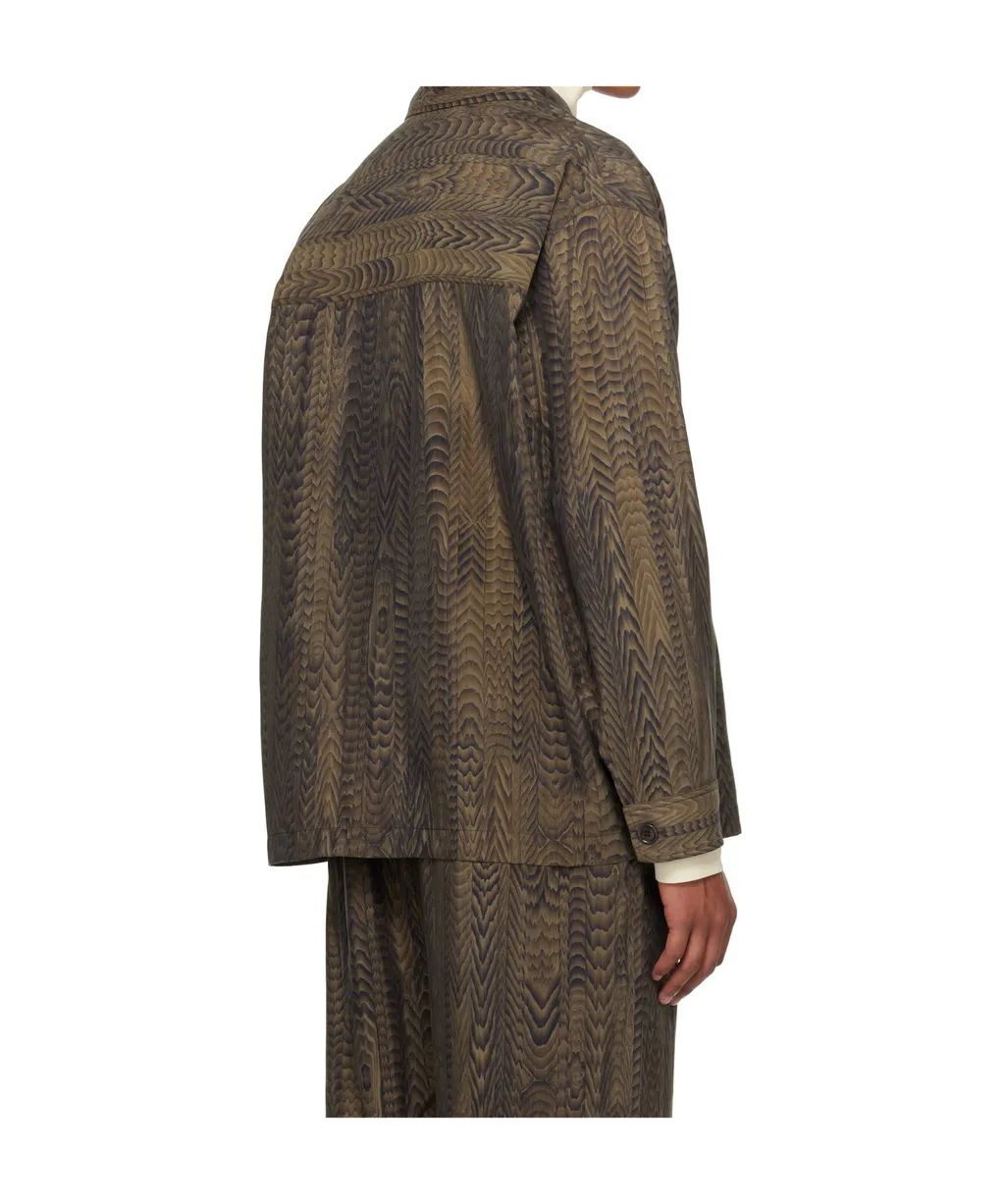 Printed Pajama Shirt