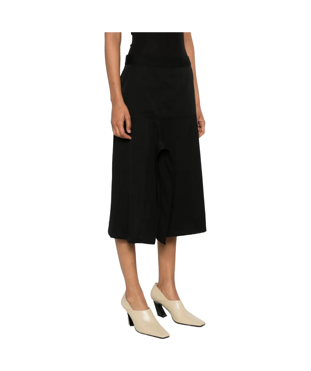 Asymmetric Midi Skirt
