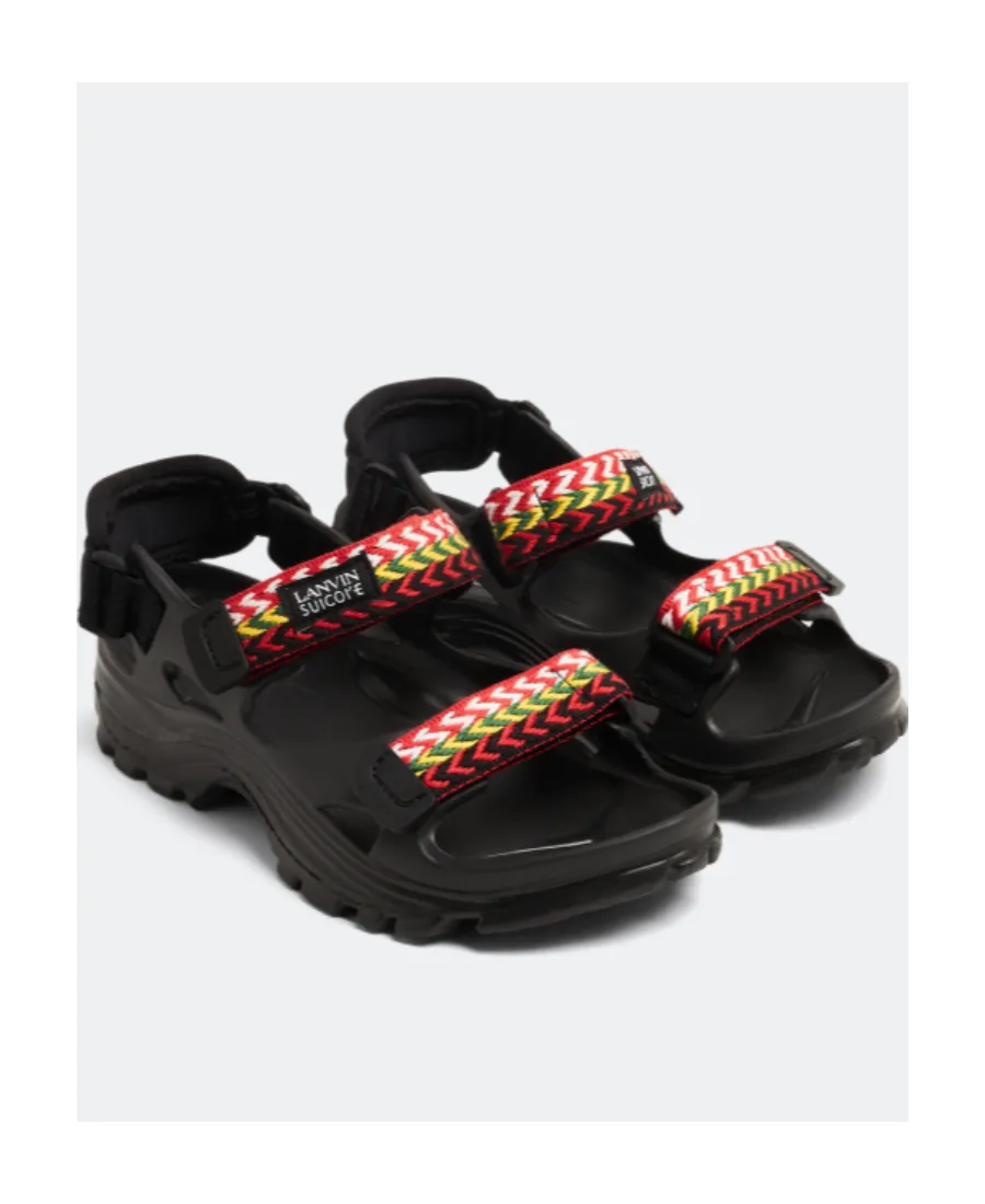 X Suicoke Logo Patch Wake Sandals