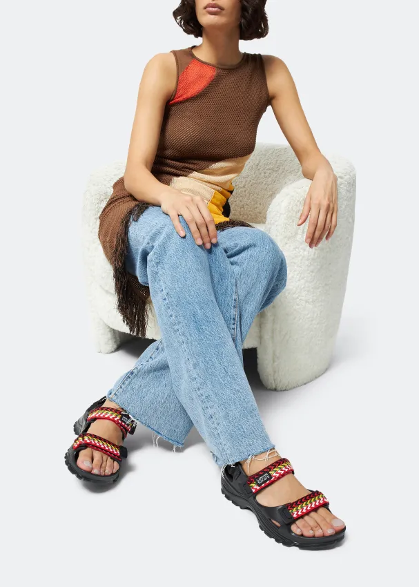 X Suicoke Logo Patch Wake Sandals