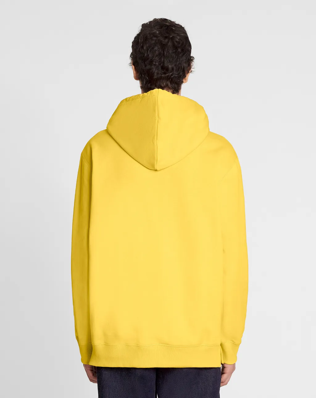 Logo Patch Drawstring Hoodie