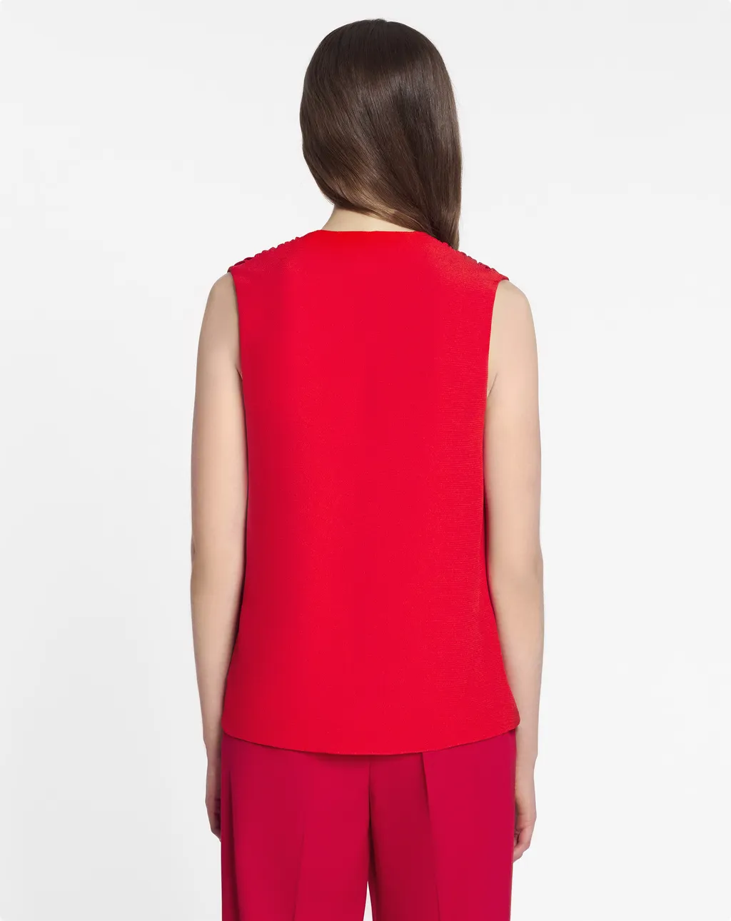 V-Neck Sleeveless Top