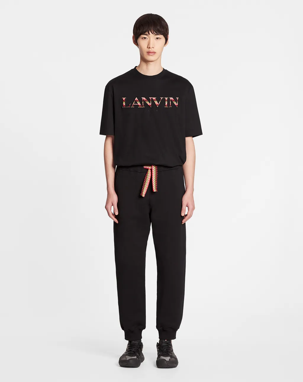 Drawstring Tapered Track Pants