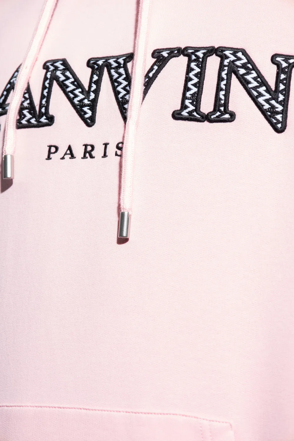 Embroidered-Logo Cotton Hoodie