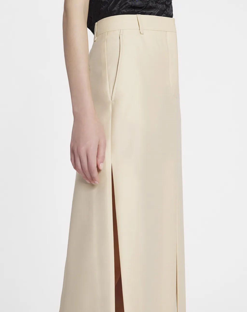 High Waist Slit Maxi Skirt
