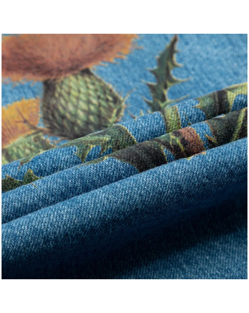 Rabbit-Patch Denim Jacket