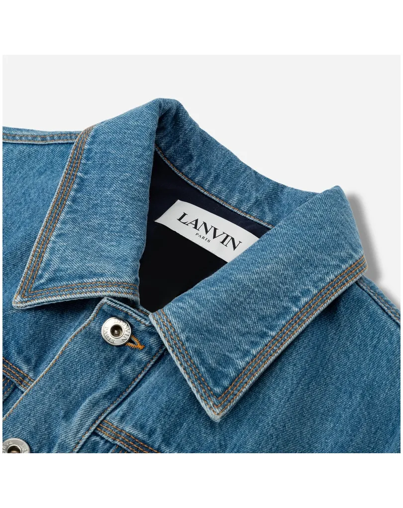 Rabbit-Patch Denim Jacket