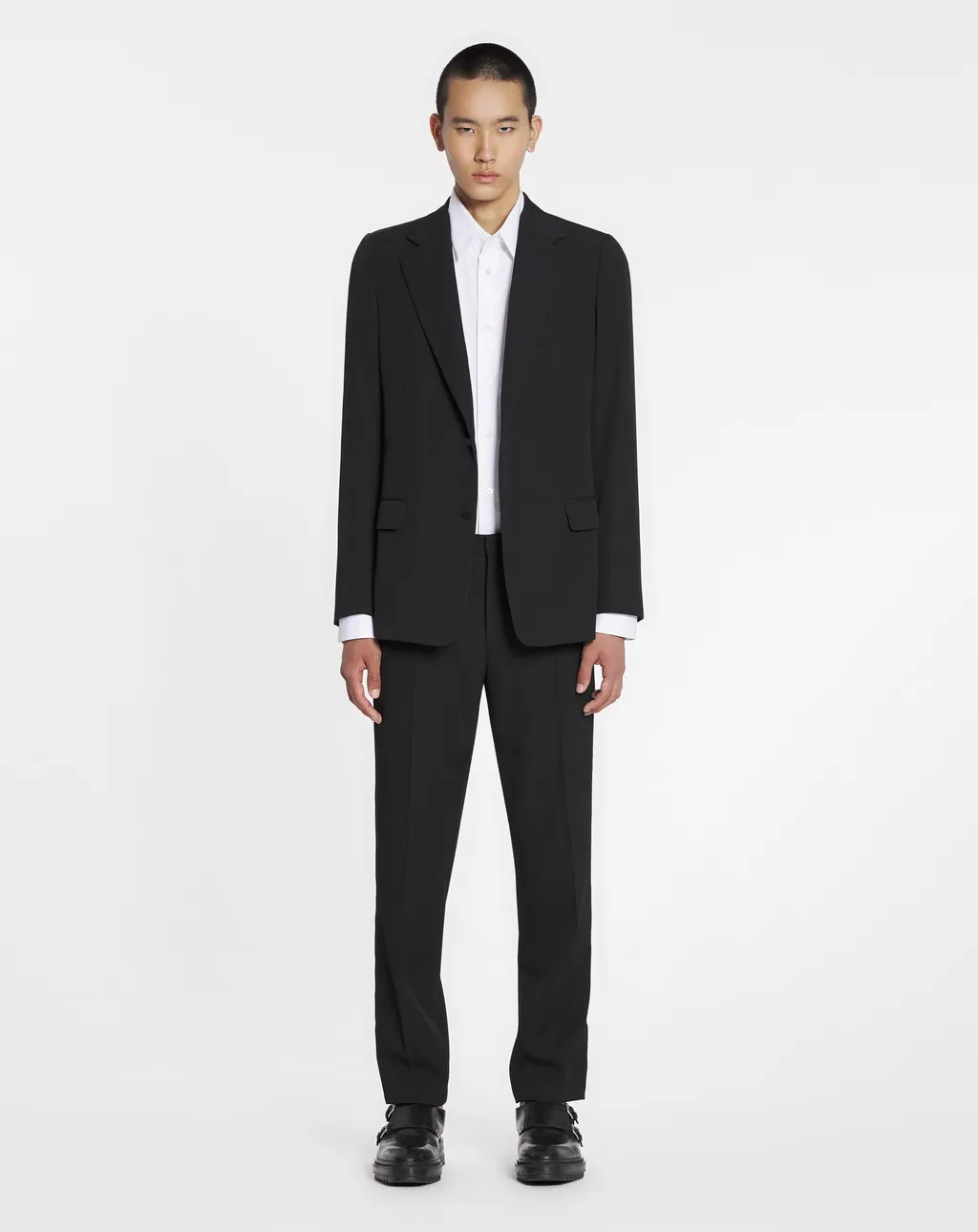 Mid-Rise Tailored Trousers