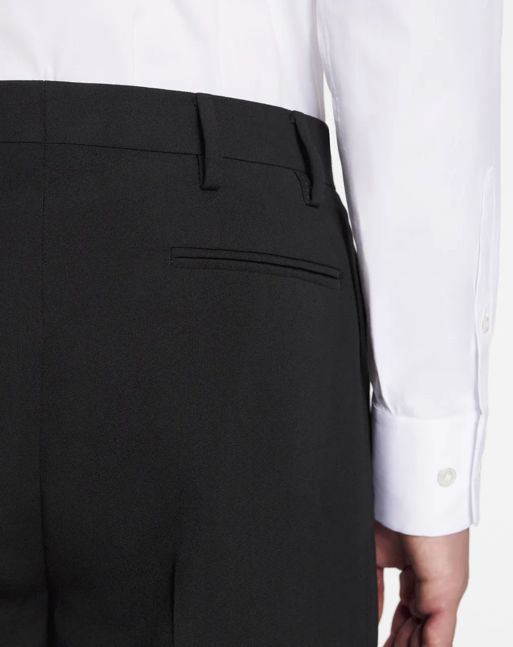 Mid-Rise Tailored Trousers