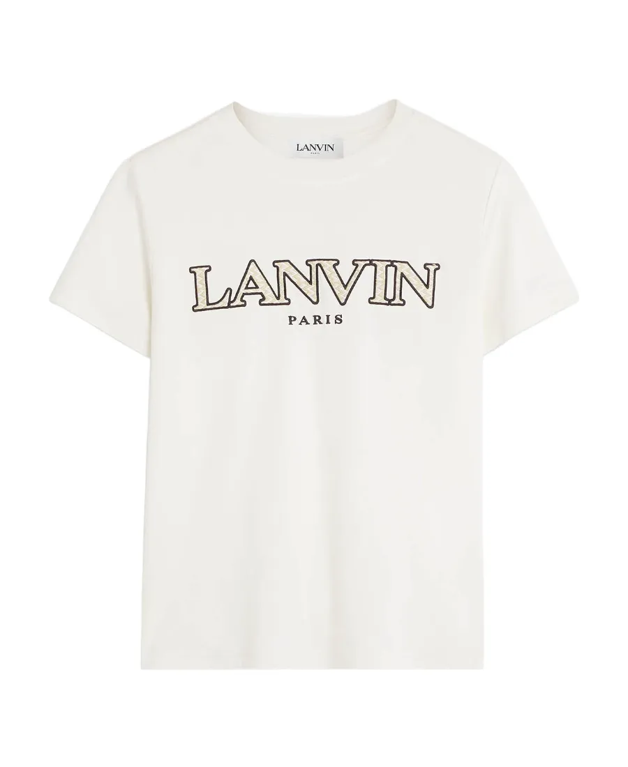 Logo Embroidered Crewneck T-Shirt