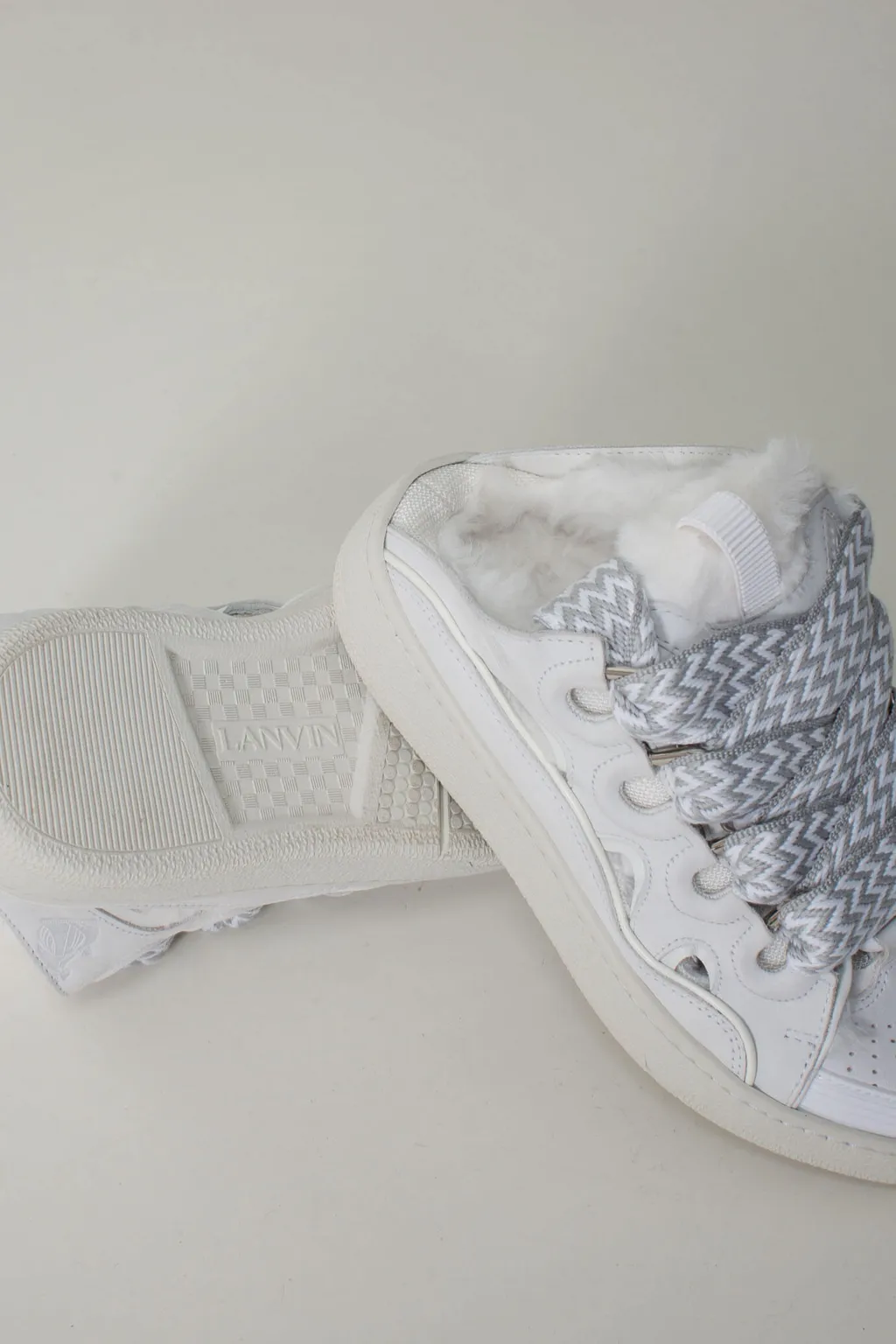Curb Lace-Up Sneakers