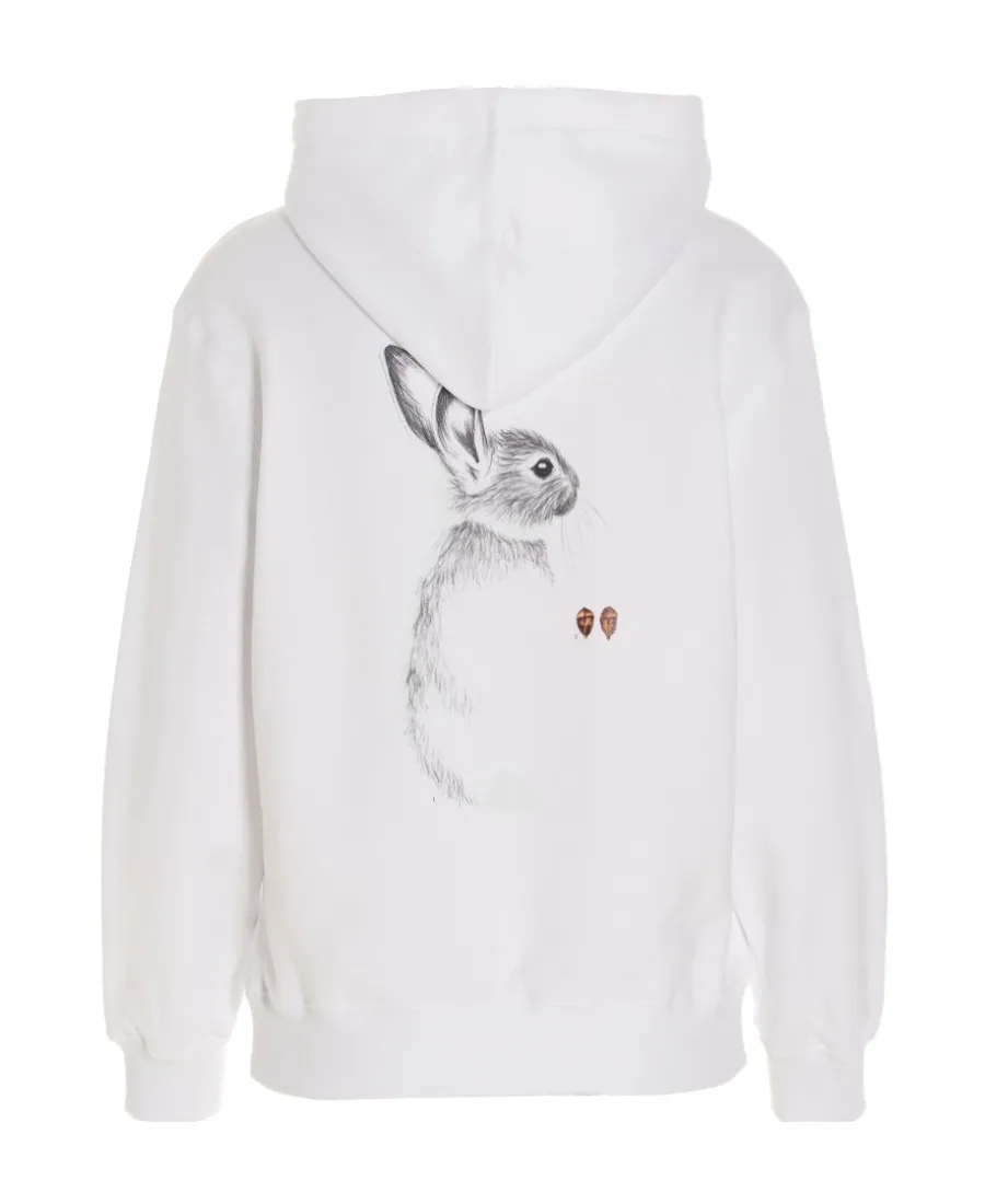 Logo-Printed Long-Sleeved Hoodie