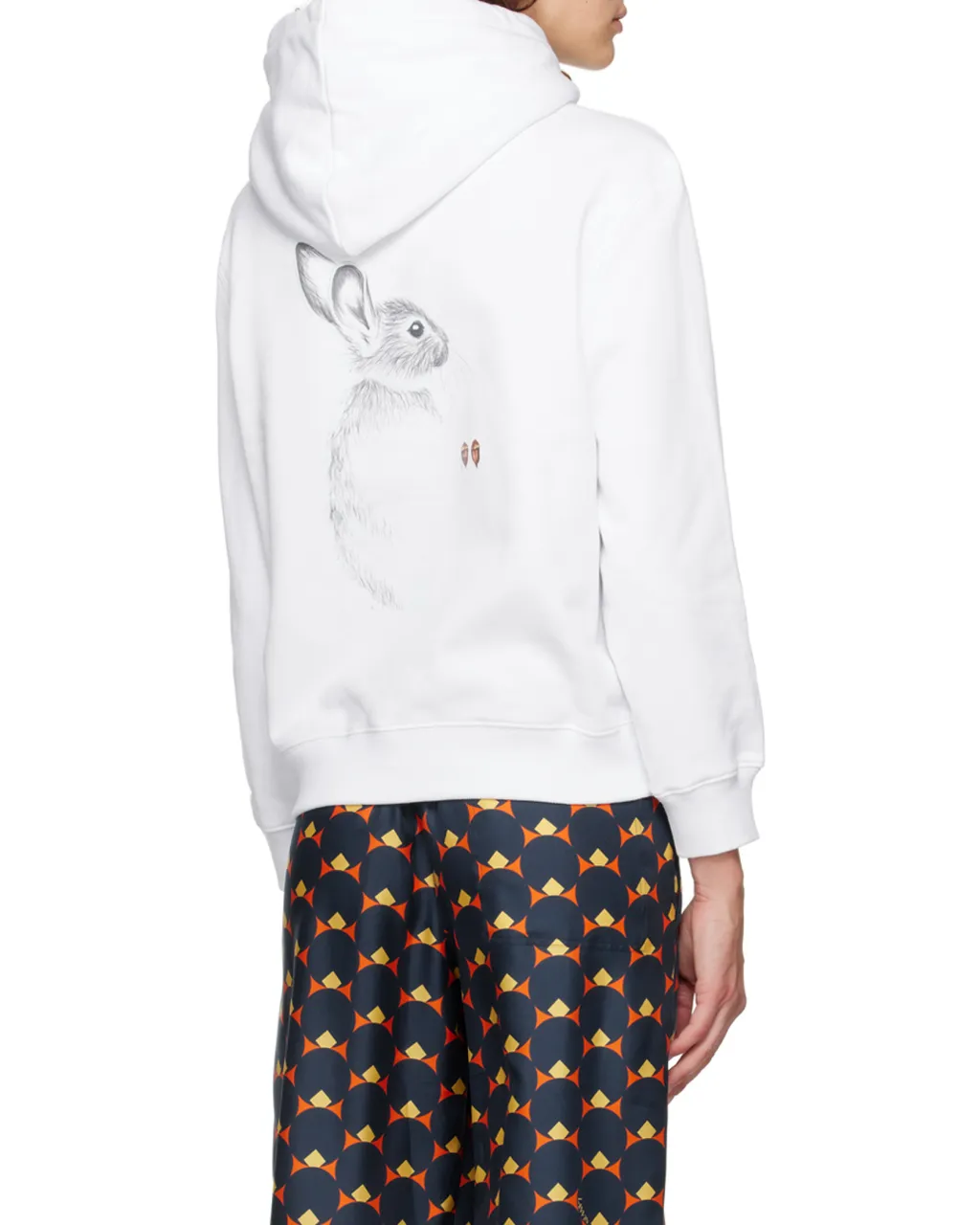 Logo-Printed Long-Sleeved Hoodie