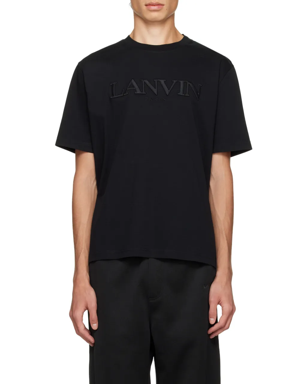Logo Embroidered Crewneck T-Shirt