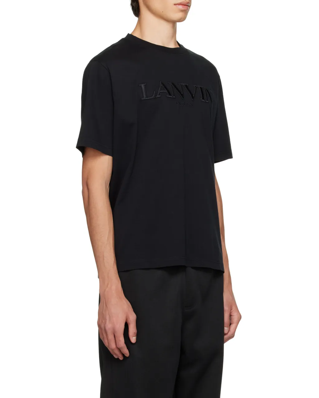 Logo Embroidered Crewneck T-Shirt