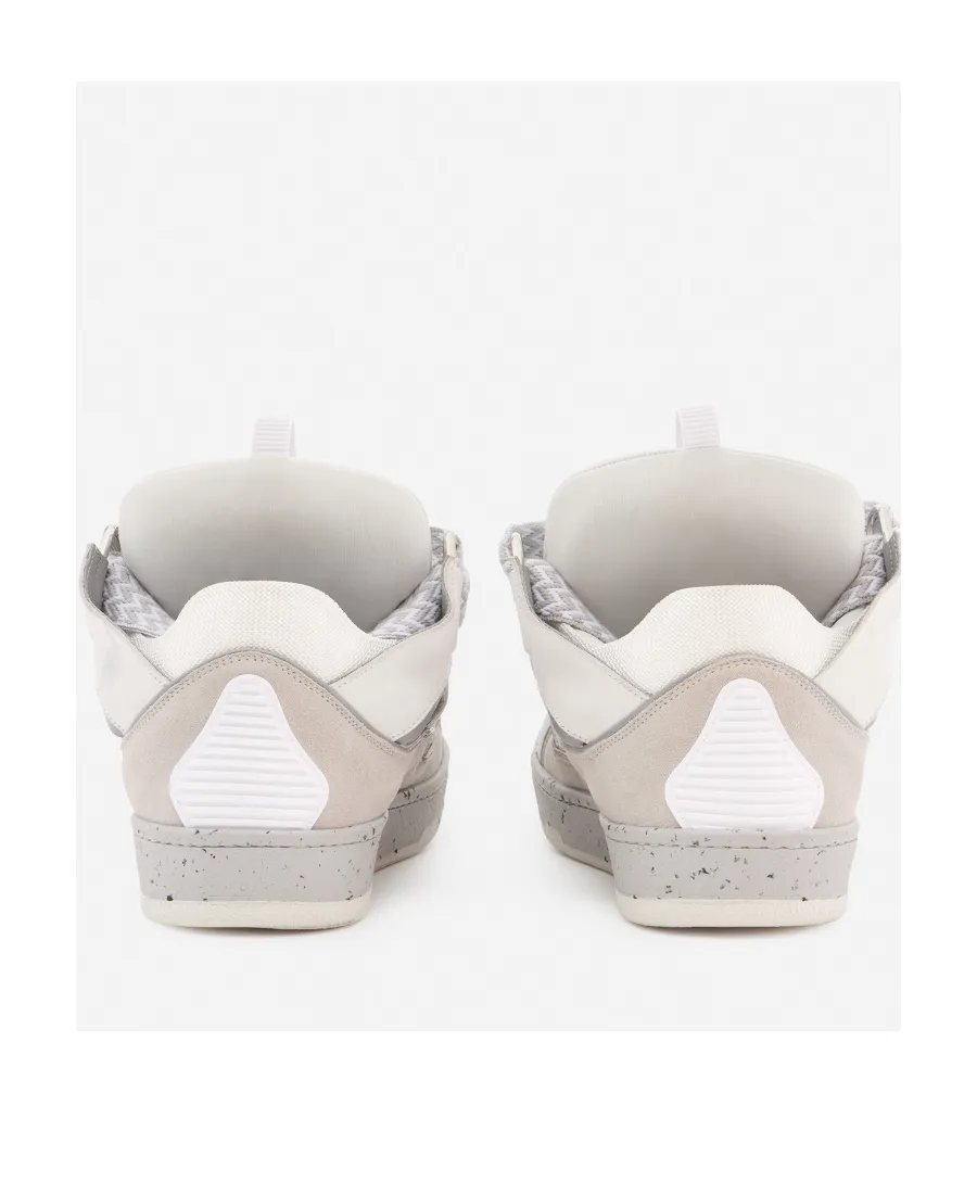 Curb Panelled Lace-Up Sneakers