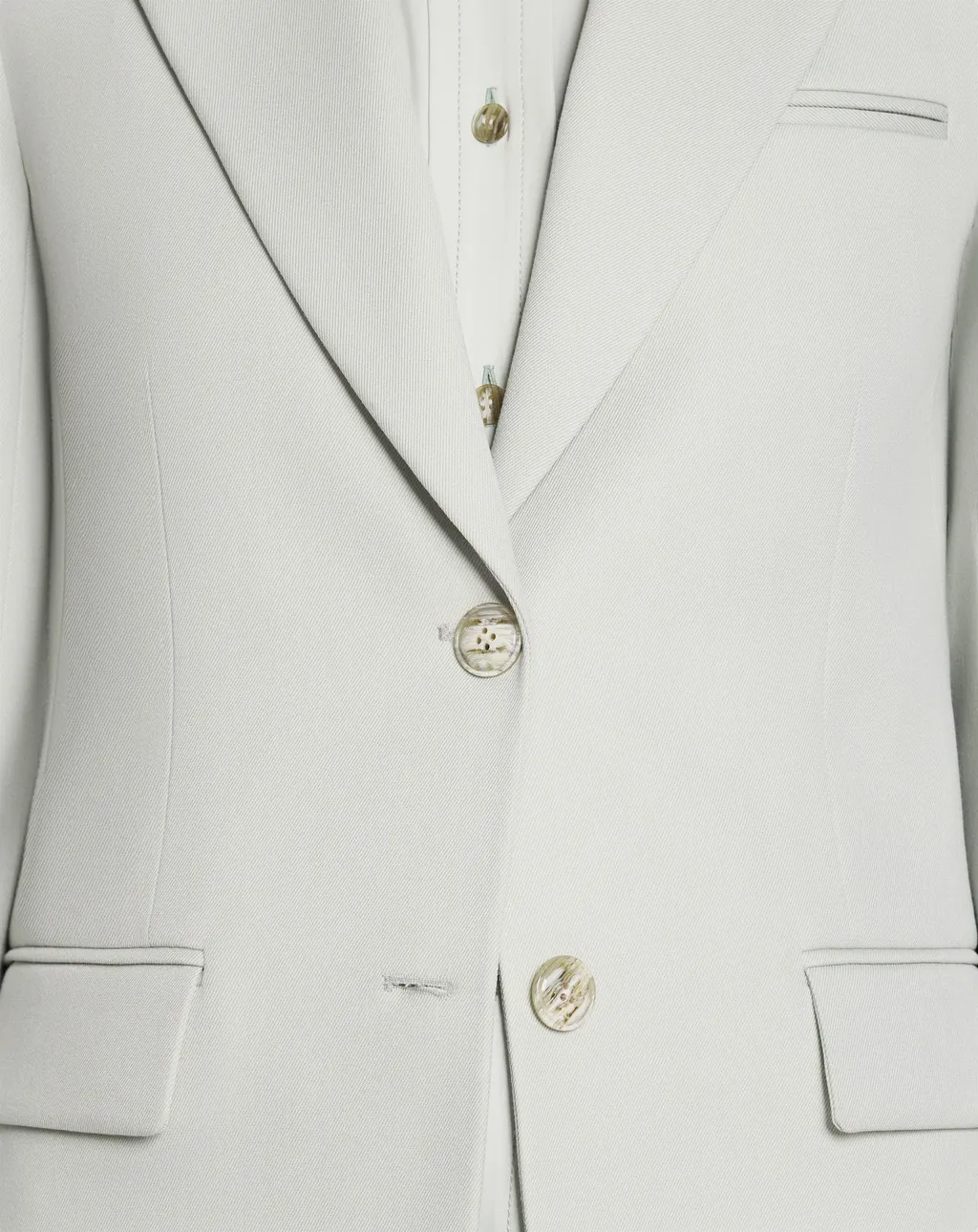 Single-Breasted Long-Sleeved Blazer