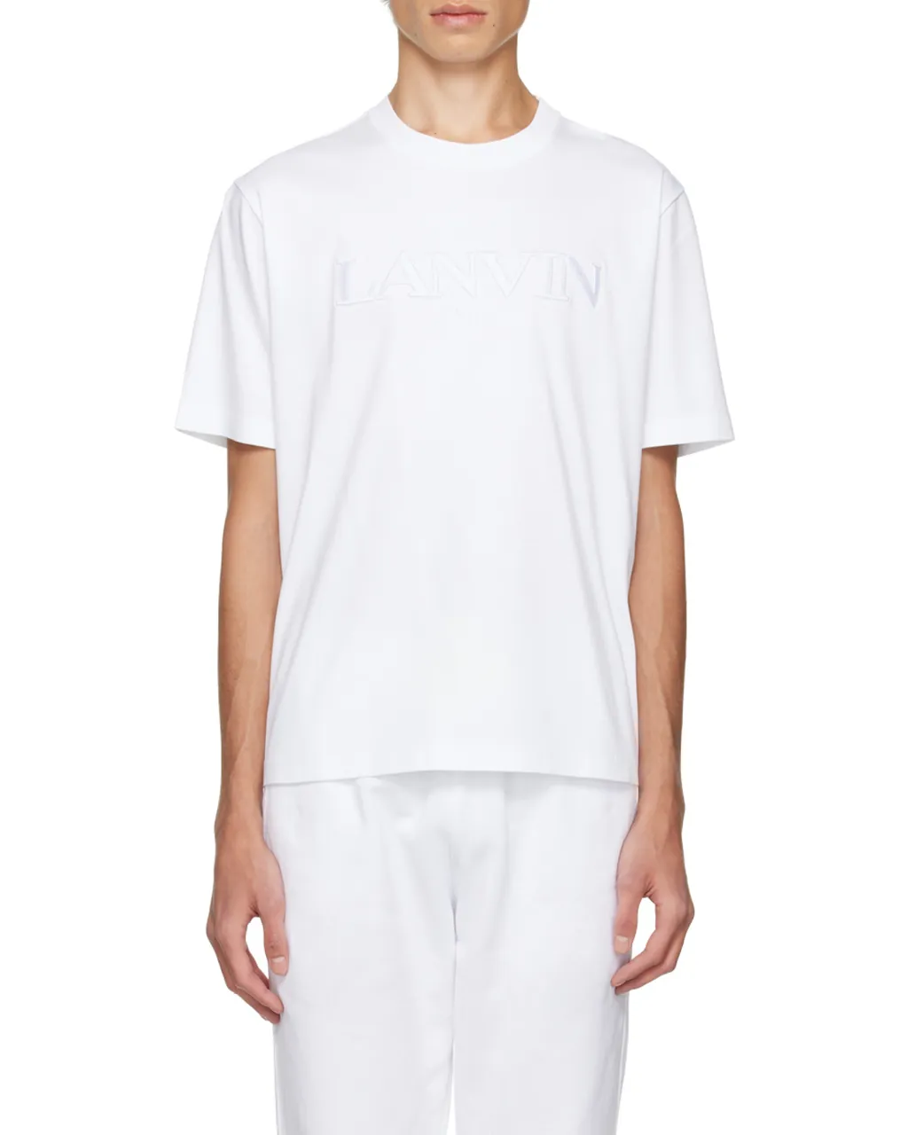 Logo Embroidered Crewneck T-Shirt