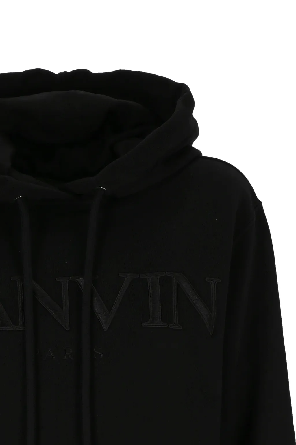 Logo Print Drawstring Hoodie