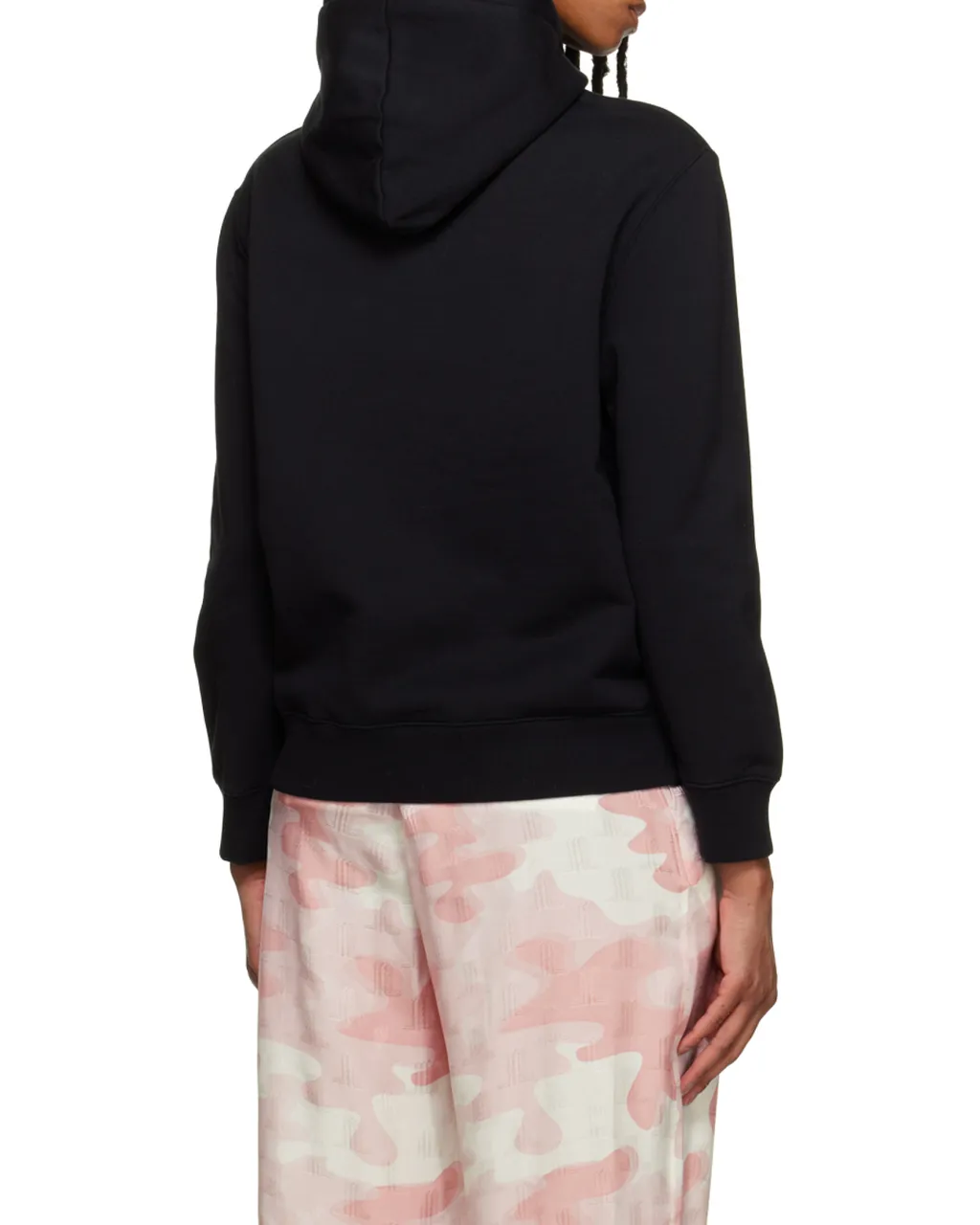 Logo Print Drawstring Hoodie