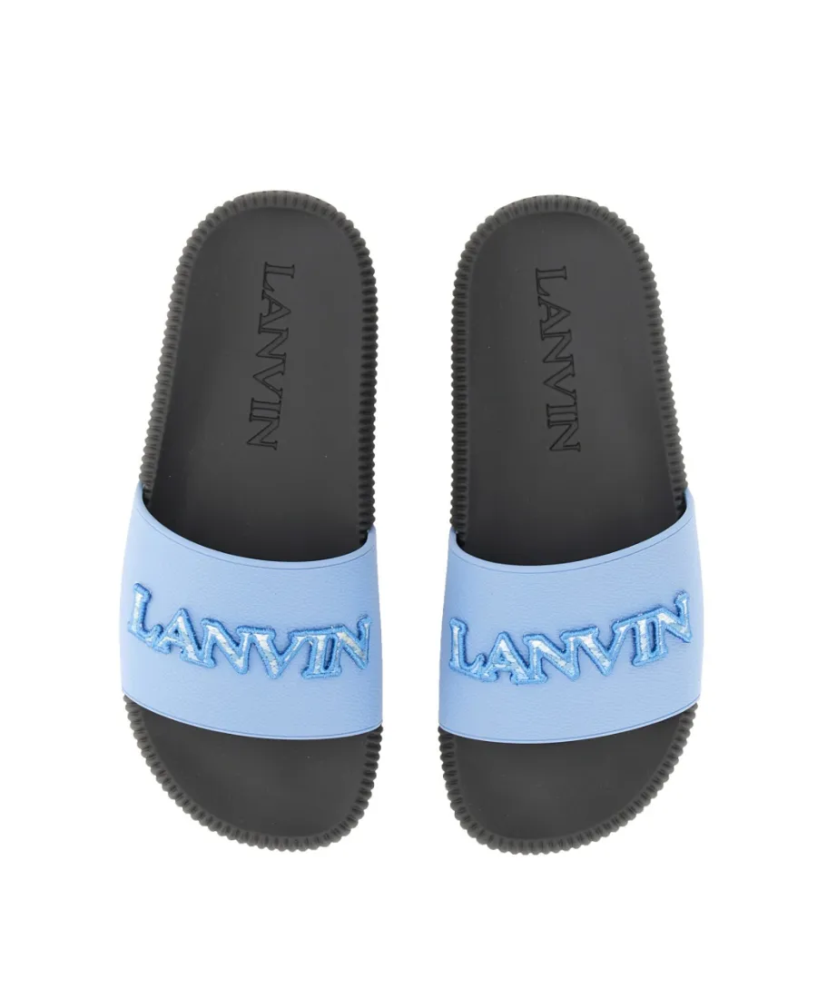 Logo Detailed Slip-On Slides