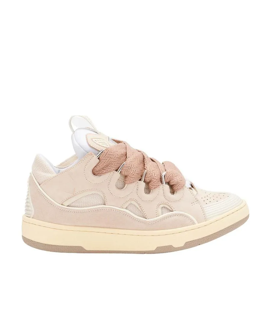 Leather Curb Sneakers