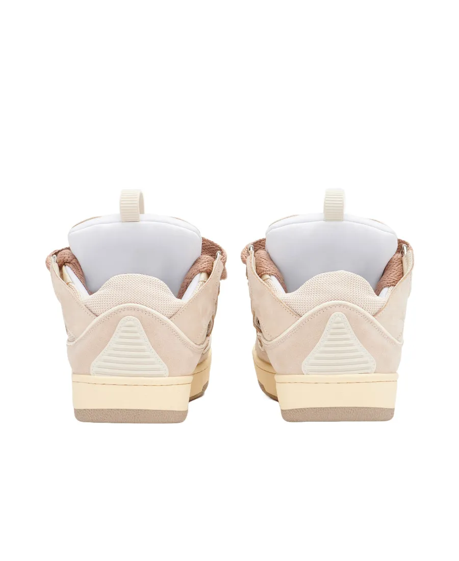 Leather Curb Sneakers