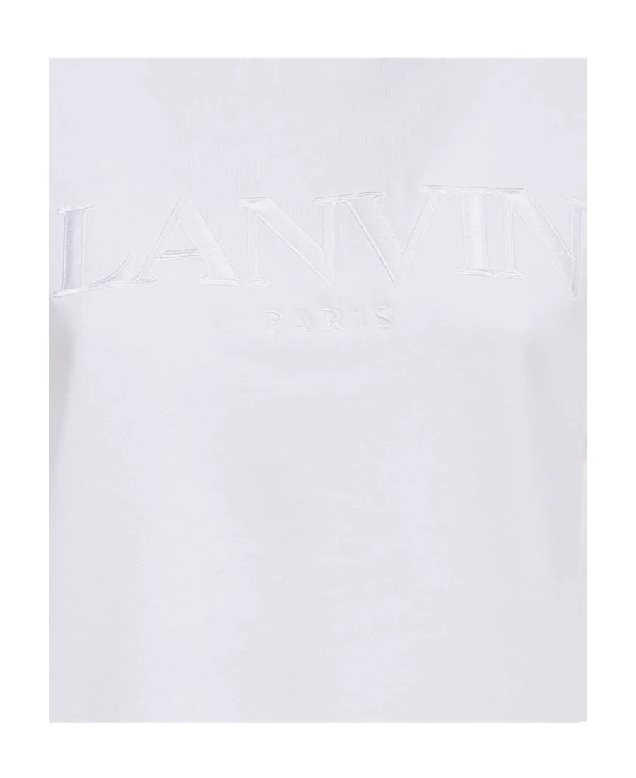 Logo Embroidered Drawstring Hoodie