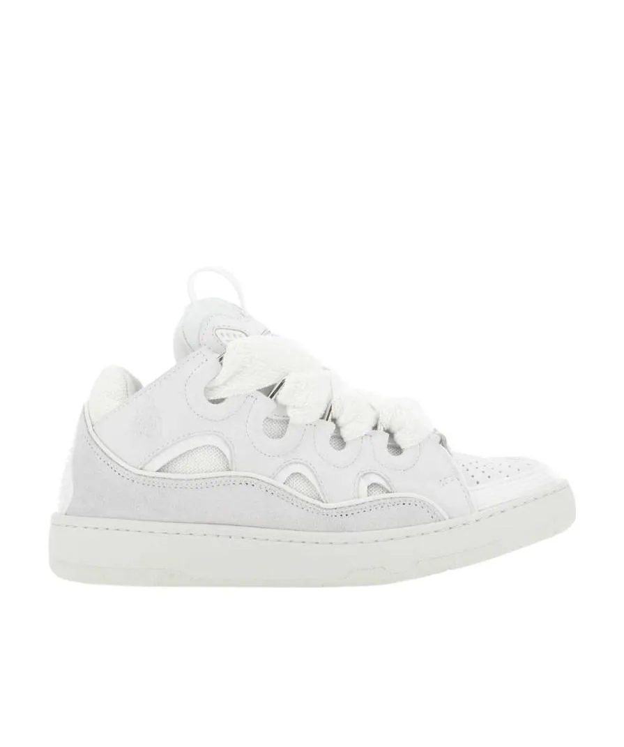 Oversize-Laces Low-Top Sneakers