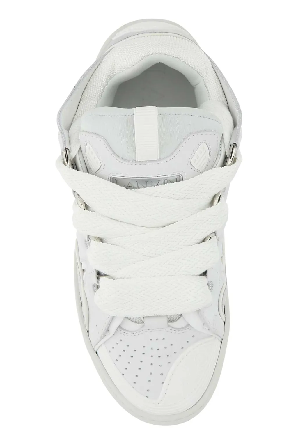 Oversize-Laces Low-Top Sneakers