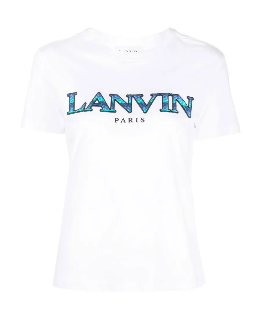 Logo Embroidered Cotton T-Shirt