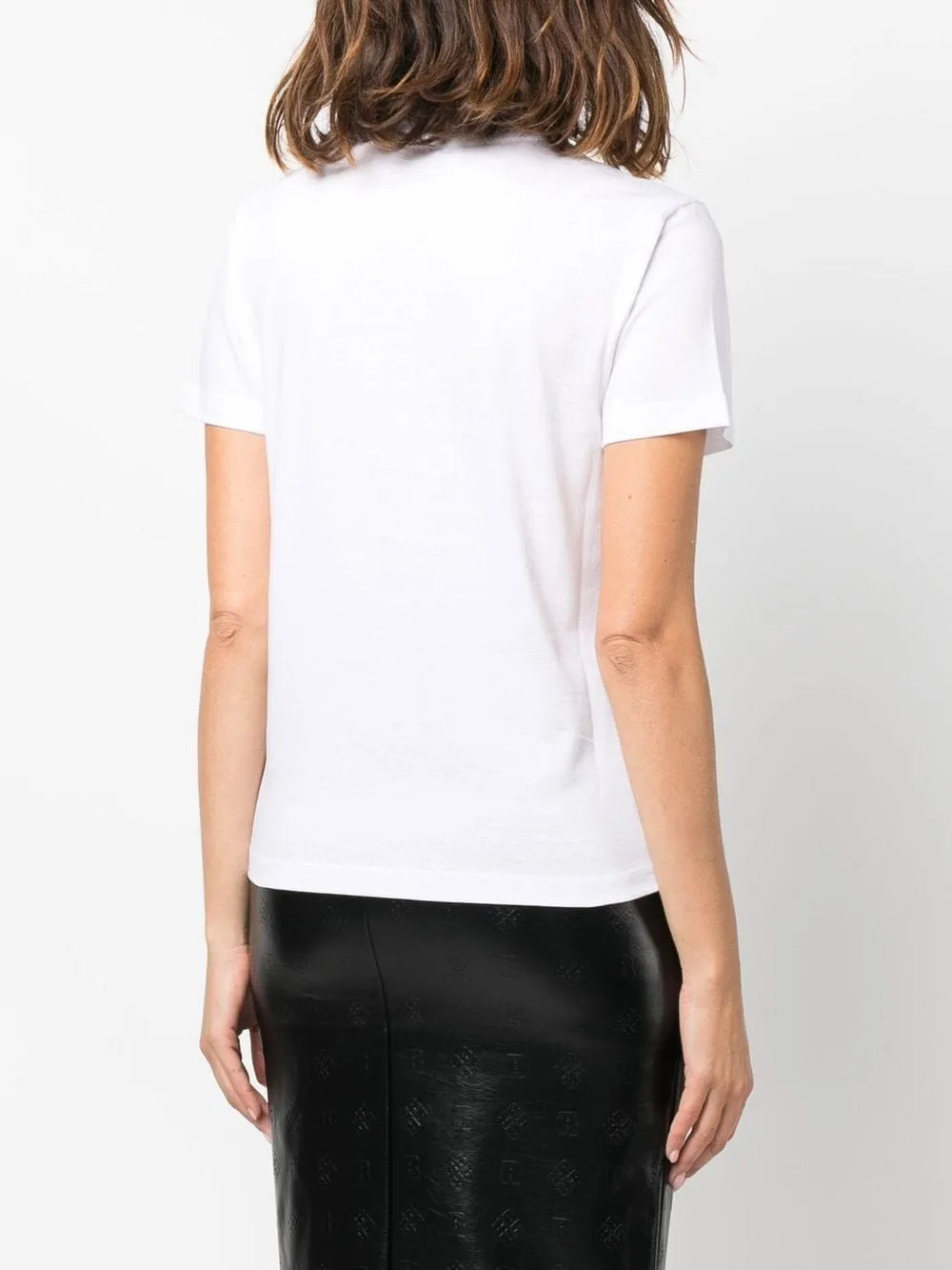 Logo Embroidered Cotton T-Shirt