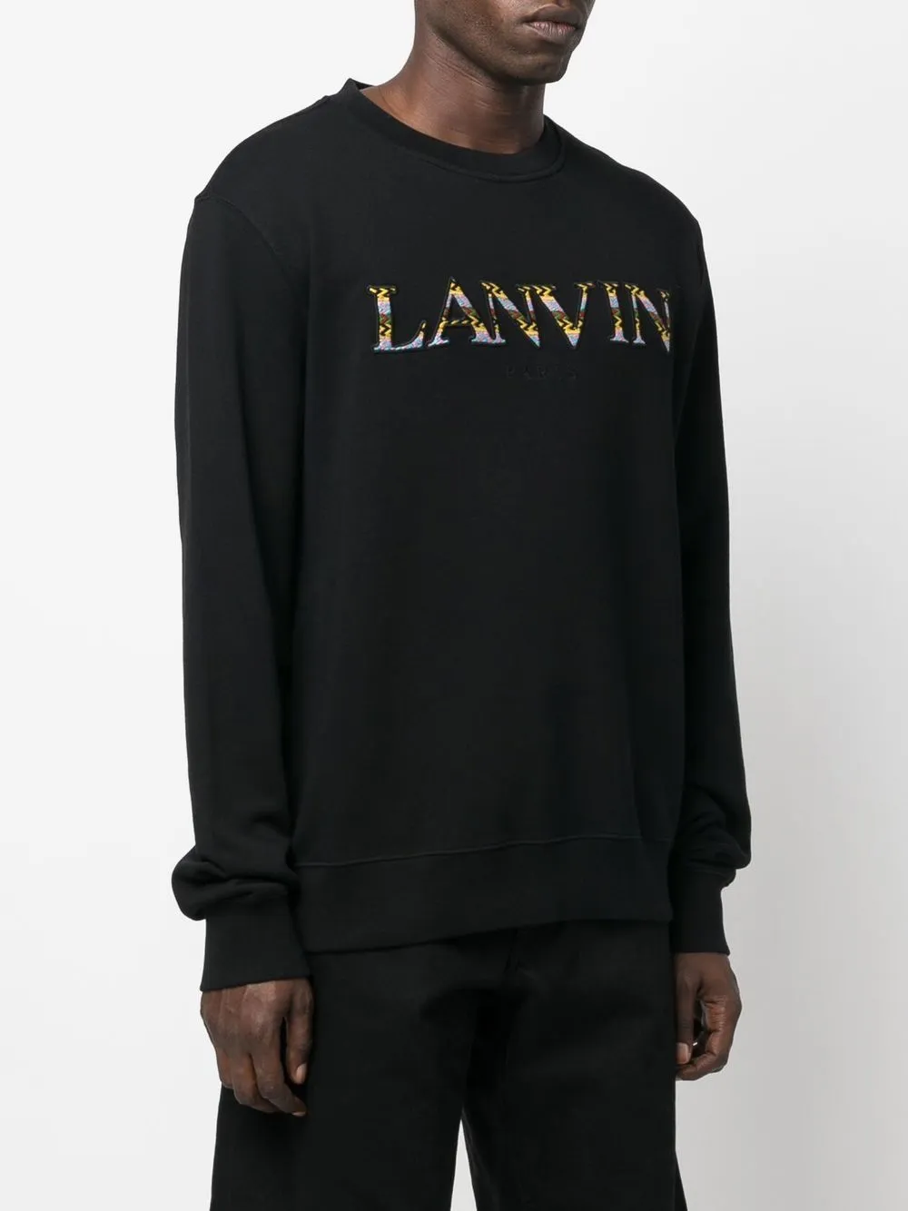 Logo Embroidered Crewneck Sweatshirt