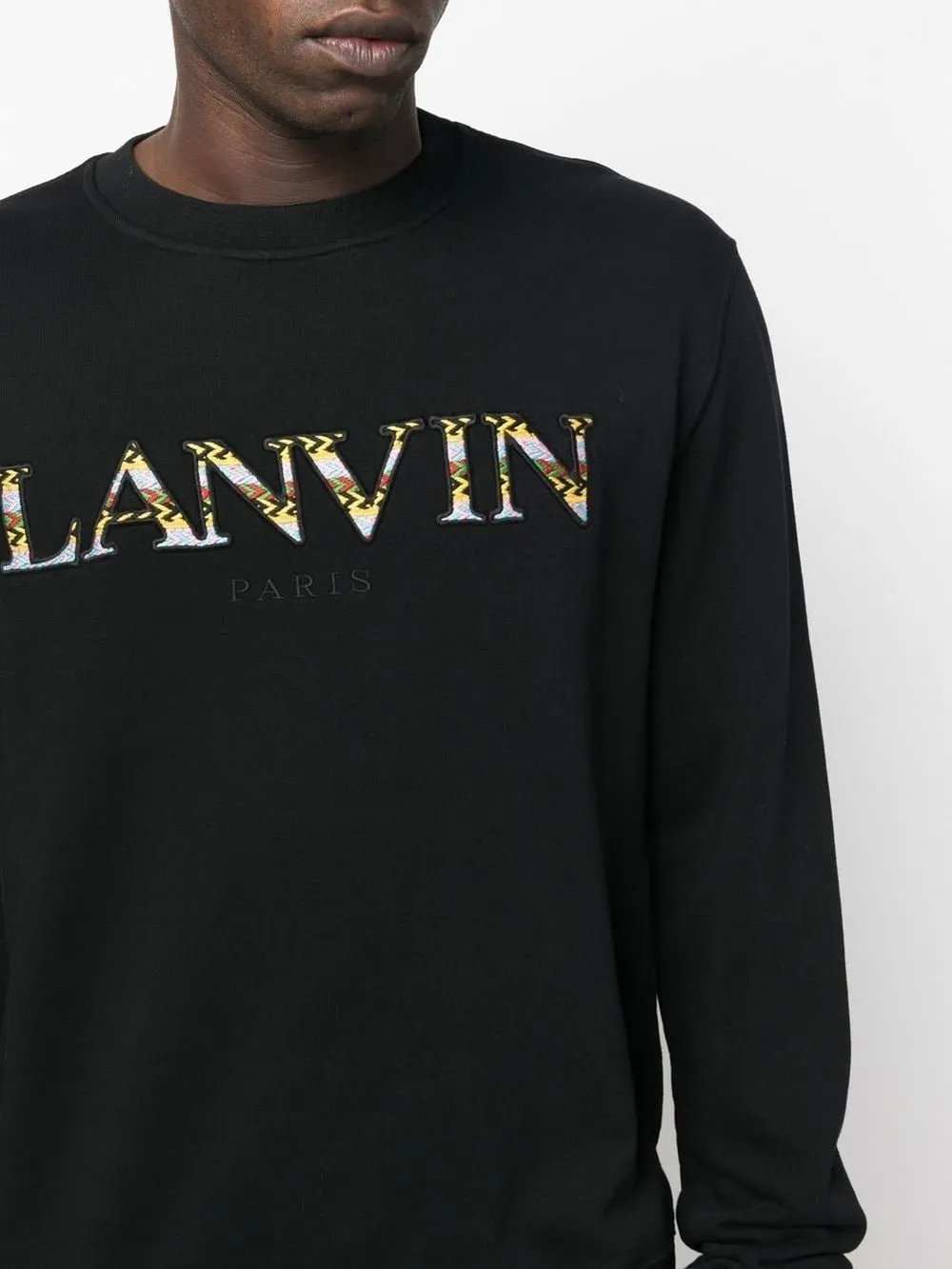 Logo Embroidered Crewneck Sweatshirt