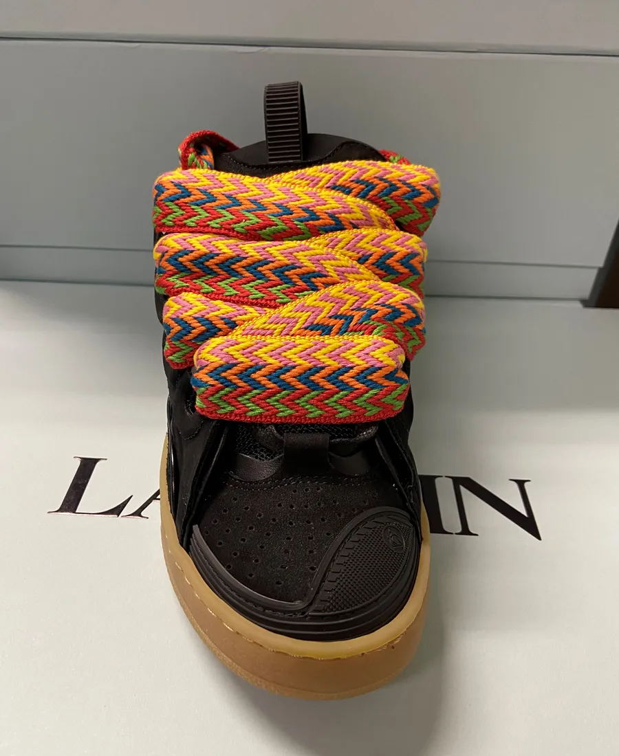 Curb Lace-Up Sneakers