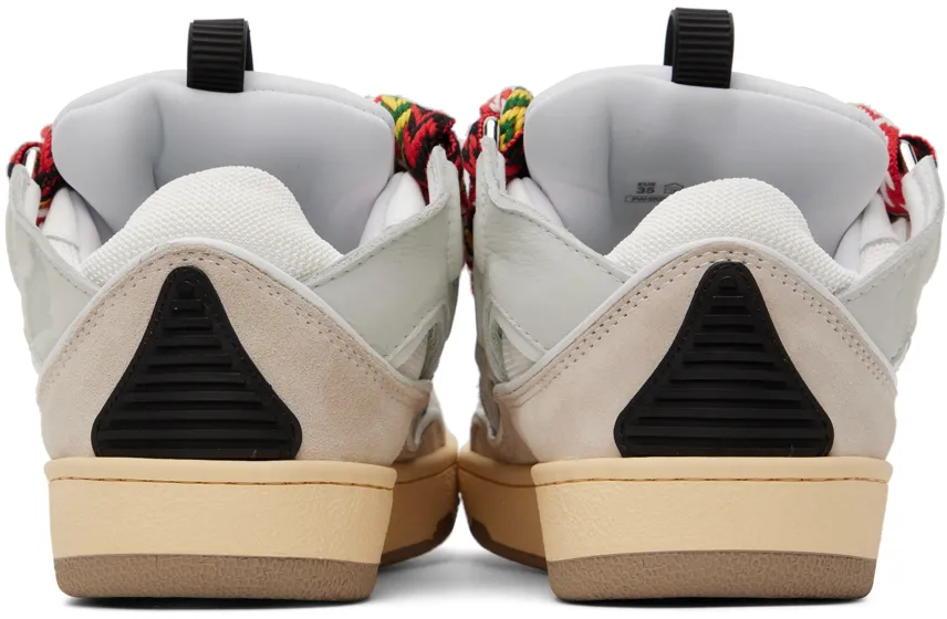 Curb Panelled Lace-Up Sneakers
