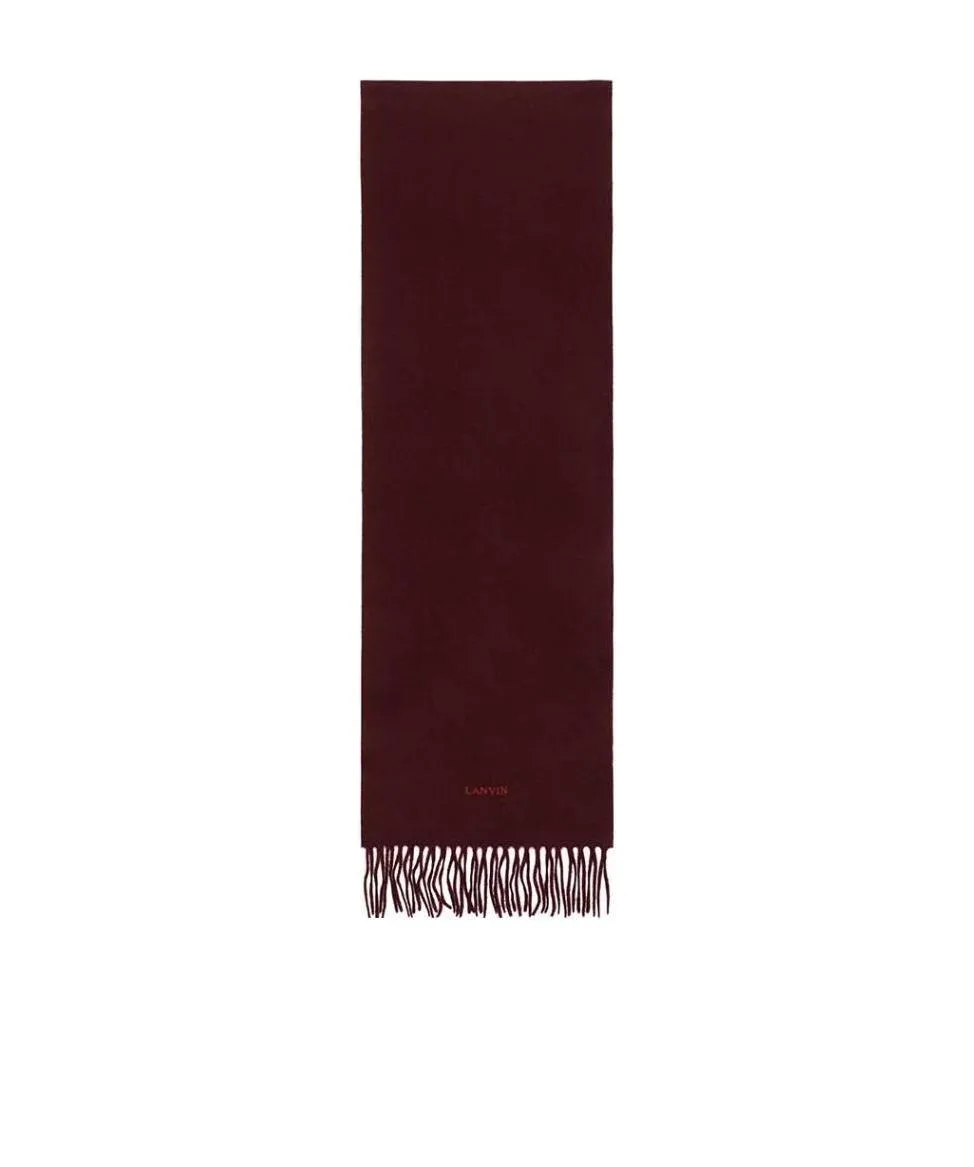 Logo Embroidered Scarf