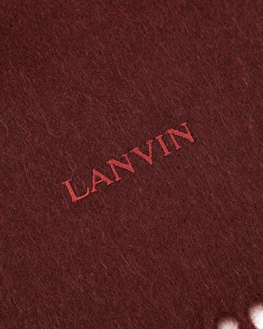 Logo Embroidered Scarf