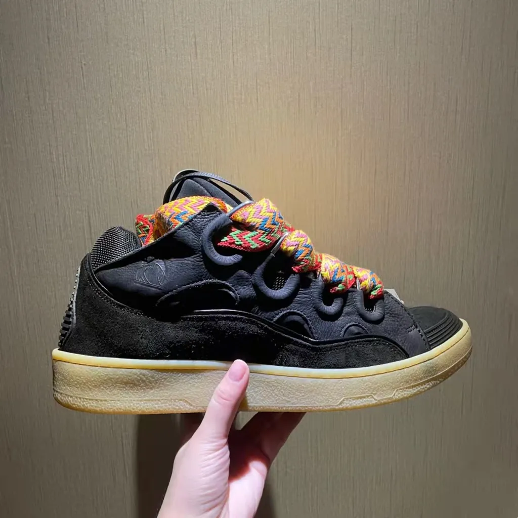 Curb Lace-Up Sneakers