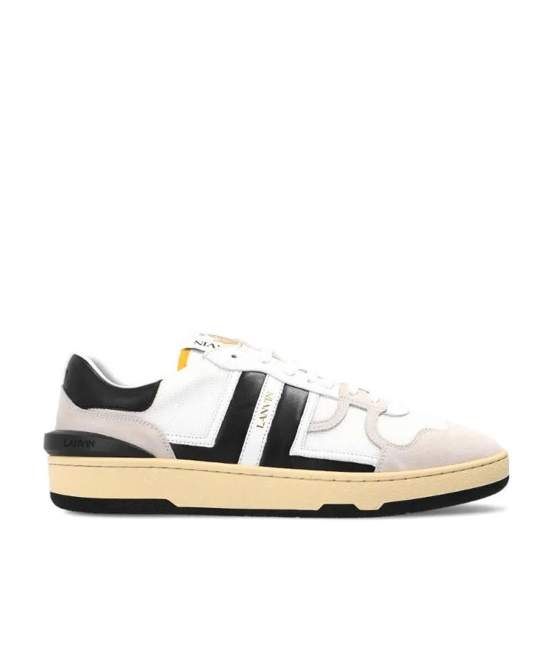 Panelled Lace-Up Sneakers